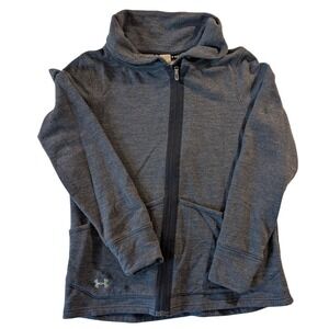 Under Armour‎ Women's Full-Zip Jacket Size Medium Blue Running Outdoor Pockets
